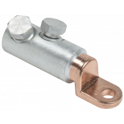 Медно-алюминиевый механический наконечник со срывными болтами АММН 240-300 до 1 кВ