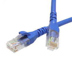 Патч-корд неэкранированный CAT5E U/UTP 4х2 LSZH синий 3м Патч-корд неэкранированный CAT5E U/UTP 4х2 LSZH синий 3м