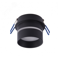 Светильник встраиваемый декоративный DK93 BK MR16/GU5.3 черный Светильник встраиваемый декоративный DK93 BK MR16/GU5.3 черный