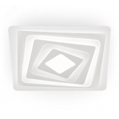 Люстра потолочная светодиодная диммируемая, TRAMPOLI, с ДУ, 3 режима, 490x490x60мм, 100Вт, 3000+6400K/4200K/6400+3000K, 36м, белый, 52224 9, Ritter Люстра потолочная светодиодная диммируемая, TRAMPOLI, с ДУ, 3 режима, 490x490x60мм, 100Вт, 3000+6400K/4200K/6400+3000K, 36м, белый, 52224 9, Ritter