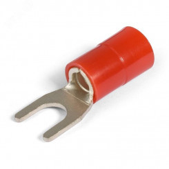 Наконечник кабельный вилочный изолированный НВИ(н) 10-5 серия ПРОФИ Наконечник кабельный вилочный изолированный НВИ(н) 10-5 серия ПРОФИ