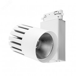 Светильник светодиодный трековый на шинопровод ДПО-30w 4000К 2700Лм белый Светильник светодиодный трековый на шинопровод ДПО-30w 4000К 2700Лм белый