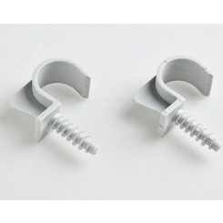 Крепеж-клипса универсальная для трубы 20мм (пластм.) Крепеж-клипса универсальная для трубы 20мм (пластм.)