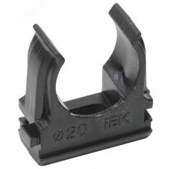 Держатель с защёлкой CF20 черный (комплект 10шт.)