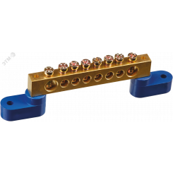 Шина нулевая на двух угловых изол NBB-M812-8C2/B