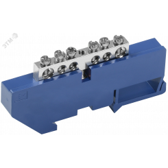 Шина N ''ноль'' на DIN-изоляторе Ni ШНИ-6х9-6-Д-С Шина N ''ноль'' на DIN-изоляторе Ni ШНИ-6х9-6-Д-С