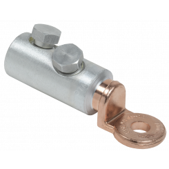 Алюминиевый механический наконечник со срывными болтами АМН 70-240 до 35 кВ