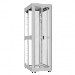 Шкаф серверный 52U 800х1000 передняя дверь: двустворчатая перфорированная IP20. задняя дверь: без. боковые панели: без. цвет: серый RAL7035 