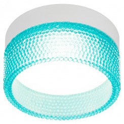 Светильник встраиваемый под лампу GX53 DK97 WH/Blue белый голубой