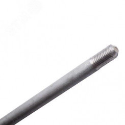 К2М-СЦП16-15Д58 Стержень заземления d-16 мм, резьба 5/8, L-1.5 м, сталь оцинкованная К2М-СЦП16-15Д58 Стержень заземления d-16 мм, резьба 5/8, L-1.5 м, сталь оцинкованная