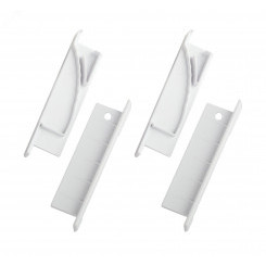 Набор заглушек 6814-3 для профиля 6814 2шт глухие 2шт с отверстием