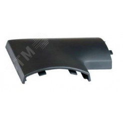 Угол плоский для напольного канала 75х17мм APSP A черный Угол плоский для напольного канала 75х17мм APSP A черный