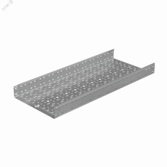 Лоток перф. 100х500х1,0 L2000 мм Быстрый монтаж ПЛЮС HD