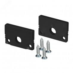 Заглушка SL-SLIM20-H13 BLACK с отверстием (пластик) Заглушка SL-SLIM20-H13 BLACK с отверстием (пластик)