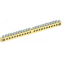 Шина PEN земля-ноль 8х12мм 22/1 (22групп/креп по цент) Шина PEN земля-ноль 8х12мм 22/1 (22групп/креп по цент)