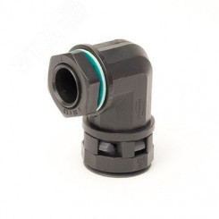 Монтажный комплект муфта 90 грд. труба-коробка DN 29 мм, М32х1,5, полиамид, цвет черный Монтажный комплект муфта 90 грд. труба-коробка DN 29 мм, М32х1,5, полиамид, цвет черный