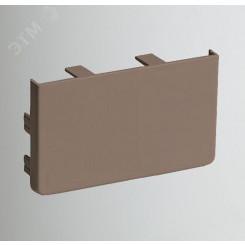 Заглушка для РКК-100х60 и 100х40 коричневая