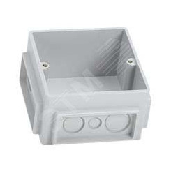 Коробка встраиваемая пластиковая для розеток