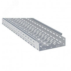 Лоток перфорированный металлический 80х600х3000-1,0мм (6м) HDZ Лоток перфорированный металлический 80х600х3000-1,0мм (6м) HDZ