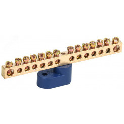 Шина N ноль на одном угловом изоляторе ШНИ-6х9-14-У1-С Шина N ноль на одном угловом изоляторе ШНИ-6х9-14-У1-С