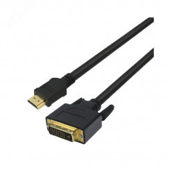 Кабель HDMI - DVI, 10м., чёрный