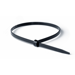 Хомут 200х4.5 P6.6 с двойным замком черный Хомут 200х4.5 P6.6 с двойным замком черный