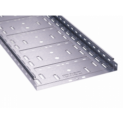 Лоток перфорированный 400х50х 2000 цинк-ламельный Лоток перфорированный 400х50х 2000 цинк-ламельный