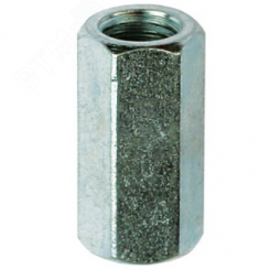 Соединительная гайка М10х30, горячеоцинкованная Соединительная гайка М10х30, горячеоцинкованная