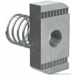 Гайка канальная с пружиной М10х40 Гайка канальная с пружиной М10х40