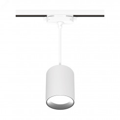 Светильник трековый, подвесной, светодиодный, ARTLINE, цилиндр, 80х80х100mm, 12Вт, 960Лм, 4000К, 230В, алюминий, 4,2м, белый, 59702 9, Ritter Светильник трековый, подвесной, светодиодный, ARTLINE, цилиндр, 80х80х100mm, 12Вт, 960Лм, 4000К, 230В, алюминий, 4,2м, белый, 59702 9, Ritter