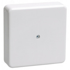 Коробка распаячная КМ для открытой проводки 75х75х20мм белая Коробка распаячная КМ для открытой проводки 75х75х20мм белая