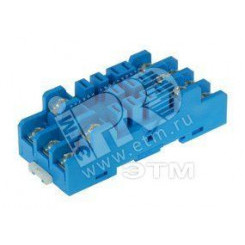 Розетка с винтовыми клеммами (под шайбу) для реле 62.31, 62.32, 62.33, в комплекте металлическая клипса 092.53 Розетка с винтовыми клеммами (под шайбу) для реле 62.31, 62.32, 62.33, в комплекте металлическая клипса 092.53