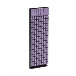 Маркер для кабеля сечением 4-6мм пустой фиолетовый (160 маркеров в упаковке)