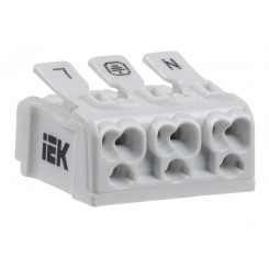 Клемма пружинная соединительная КСП3-L+N+PE Клемма пружинная соединительная КСП3-L+N+PE