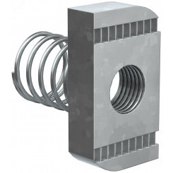 Гайка канальная с пружиной М12х40 Гайка канальная с пружиной М12х40