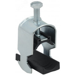 Зажим кабельный для С-профиля диаметр кабеля 18-22мм Зажим кабельный для С-профиля диаметр кабеля 18-22мм