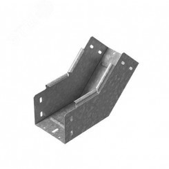 Угловой соединитель внутренний 45 град. к лотку 400х200, толщина 1,0 мм, Сендзимир цинк