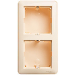 Коробка подъемная с рамкой W59 двойная слоновая кость Коробка подъемная с рамкой W59 двойная слоновая кость