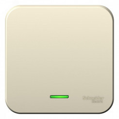 BLANCA одноклавишный выключатель наружный (cх.1) с подсвет, 6а, 250в, молочный BLANCA одноклавишный выключатель наружный (cх.1) с подсвет, 6а, 250в, молочный