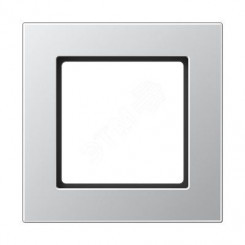 Рамка 1-я для горизонтальной/вертикальной установки Серия- A550 Материал- термопласт. Цвет- алюминий Рамка 1-я для горизонтальной/вертикальной установки Серия- A550 Материал- термопласт. Цвет- алюминий
