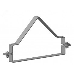 Зажим крышки поясного типа ЗКПТ-СЗ 200х50 УХЛ1, горячее цинкование(толщина покрытия 40 -120мкм), S1,5 Зажим крышки поясного типа ЗКПТ-СЗ 200х50 УХЛ1, горячее цинкование(толщина покрытия 40 -120мкм), S1,5