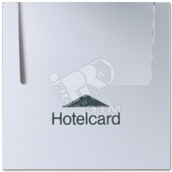 Накладка карточного выключателя (без механизма)  Серия LS990  Материал- ударопрочный термопласт  Цвет- алюминий