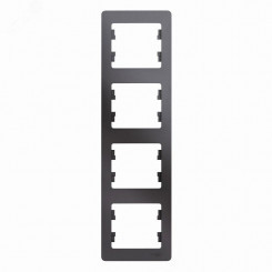 GLOSSA рамка 4-постовая вертикальная графит GLOSSA рамка 4-постовая вертикальная графит