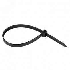 Хомут 7.2х250 черный нейлон (100шт)