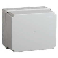 Коробка КМ41274 распаячная для открытой проводки 240х195х165мм IP55 (RAL7035 кабельные вводы 5 шт) Коробка КМ41274 распаячная для открытой проводки 240х195х165мм IP55 (RAL7035 кабельные вводы 5 шт)