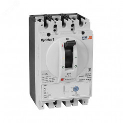 Выключатель автоматический для защиты двигателя OptiMat T160L M-M 160A 3P Выключатель автоматический для защиты двигателя OptiMat T160L M-M 160A 3P