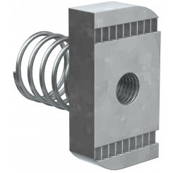 Гайка канальная с пружиной М8х40 Гайка канальная с пружиной М8х40