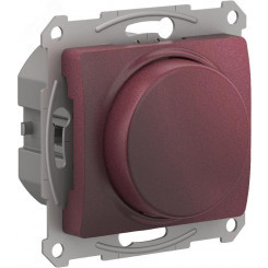 GLOSSA СВЕТОРЕГУЛЯТОР (диммер) повор-нажим, LED, RC, 400Вт, мех., БАКЛАЖАНОВЫЙ