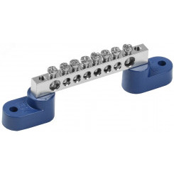 Шина N ''ноль'' на двух угловых изоляторе Ni ШНИ-6х9-8-У2-С Шина N ''ноль'' на двух угловых изоляторе Ni ШНИ-6х9-8-У2-С