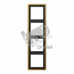 Рамка 4 поста золото